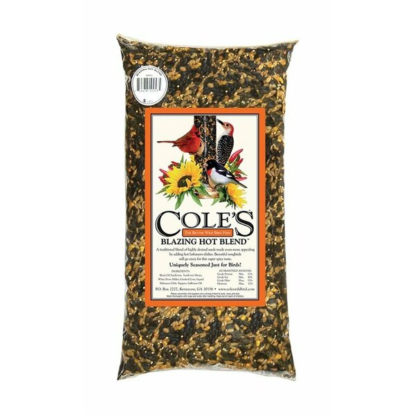 Coles Wild Bird Products Cole'S Blazing Hot Blend Blended Bird Seed, 10 Lb Bag BH10